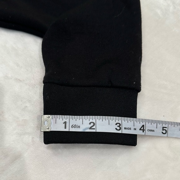 Authentic Unisex Armani Exchange Black and Gold Zip Up Sweater with Logo - Picture 11 of 16